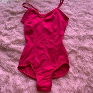 Hot Pink Camisole Leotard